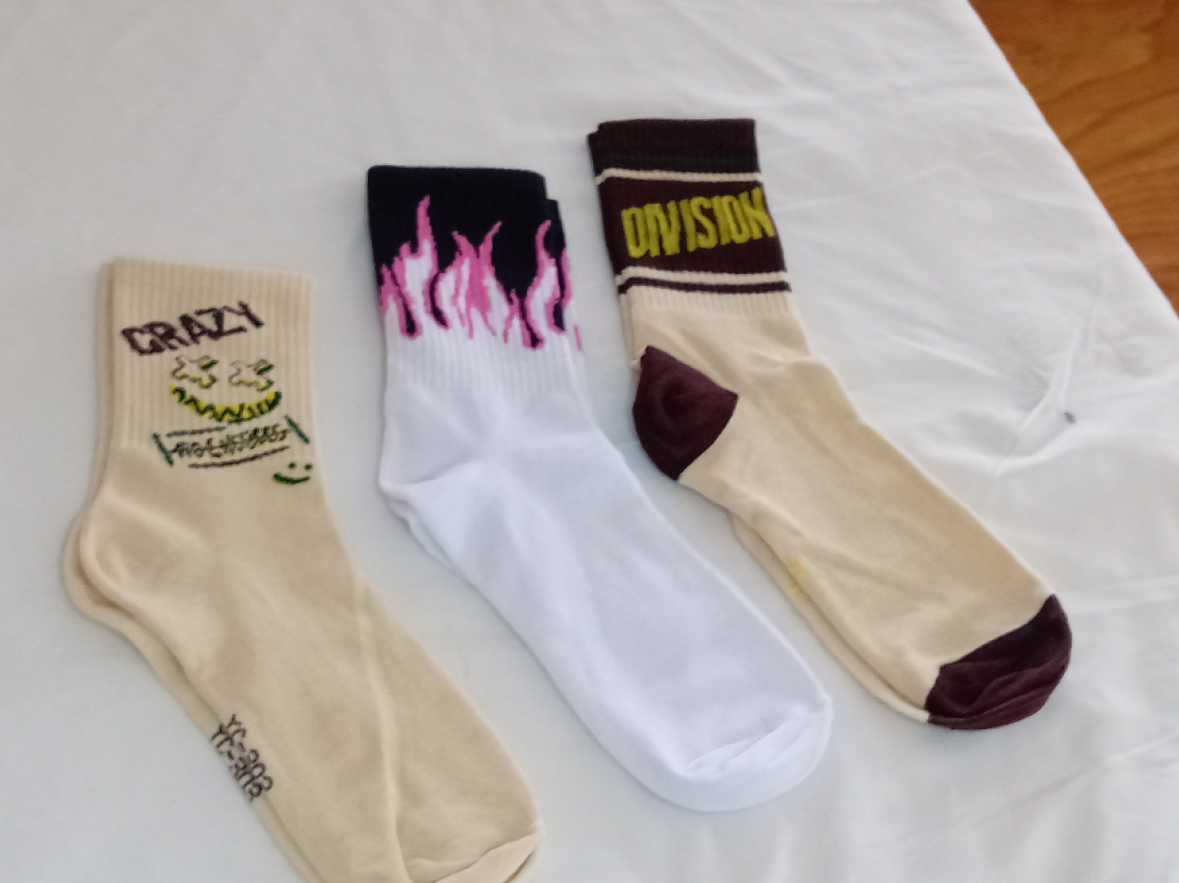 Mens Funky crew socks