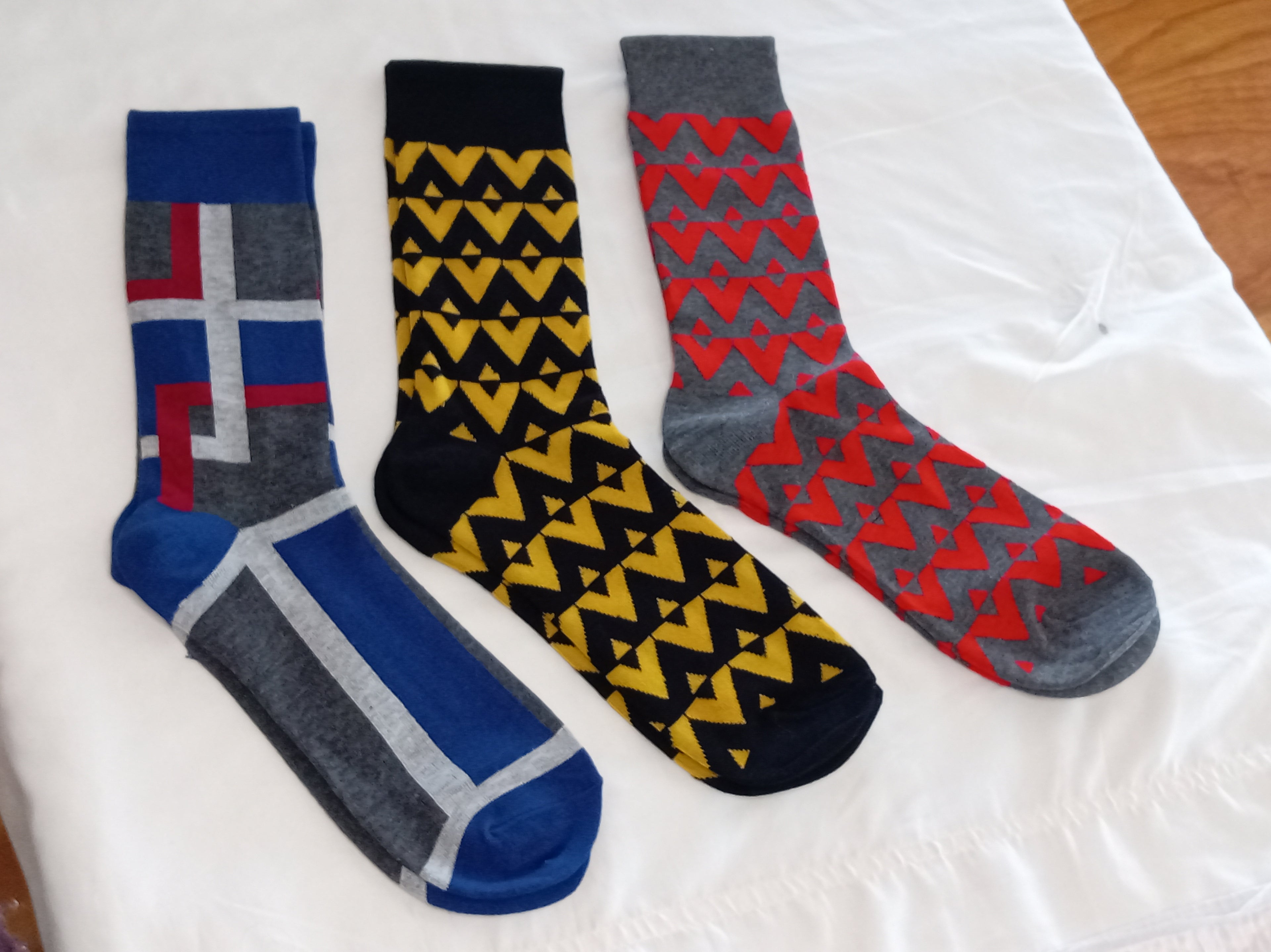 Mens patterned socks