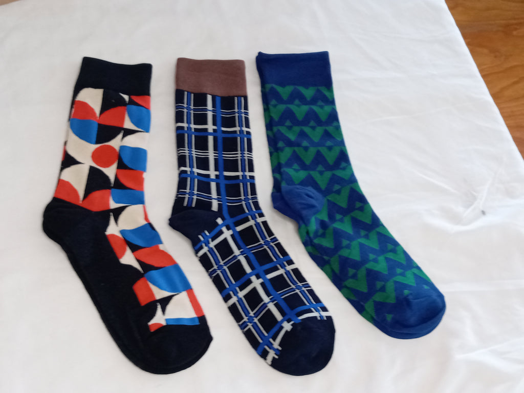 Mens patterned socks
